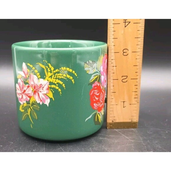 STARBUCKS BAN.DO HOLIDAY 2018 LIMITED EDITION GREEN FLORAL CERAMIC MUG 12 OZ - Picture 8 of 8